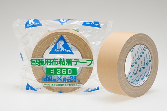 想像を超えての リンレイテープ 超強力布粘着テープ ハガレナイン 50mm×25m 1巻 #369 布テープ 強粘着 粘着テープ 梱包 梱包資材 